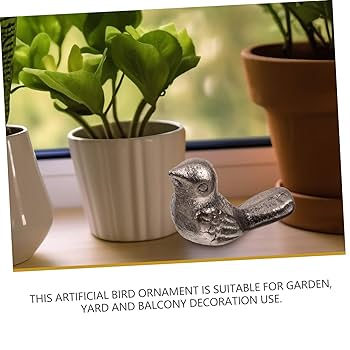 Amazon.co.jp: Levemolo 10個 鋳鉄製の鳥の装飾品 動物 メタル